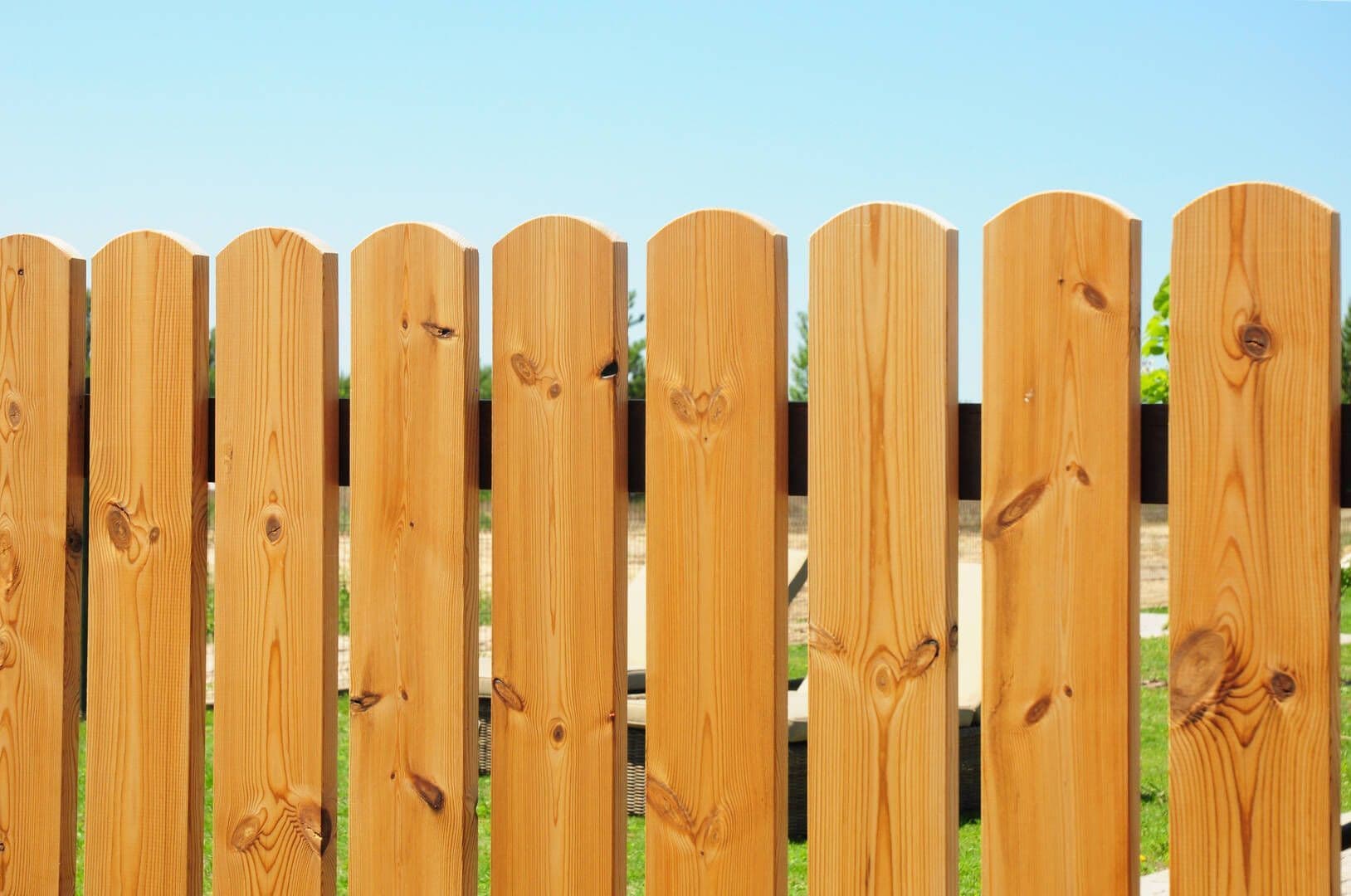 Professional wood fence installation